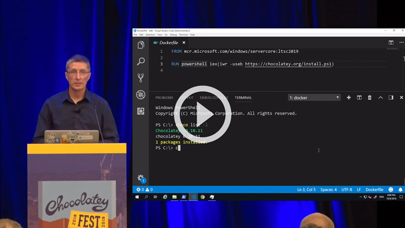 Docker- A Container Full of Chocolatey