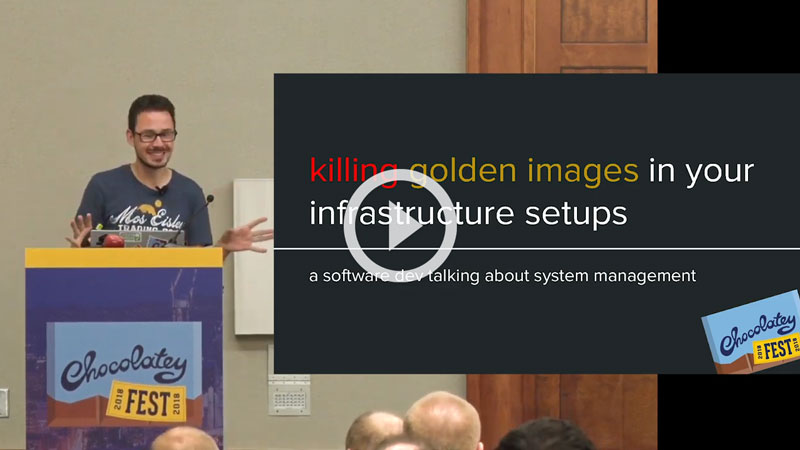 Killing Golden Images in Your Infrastructure Setups