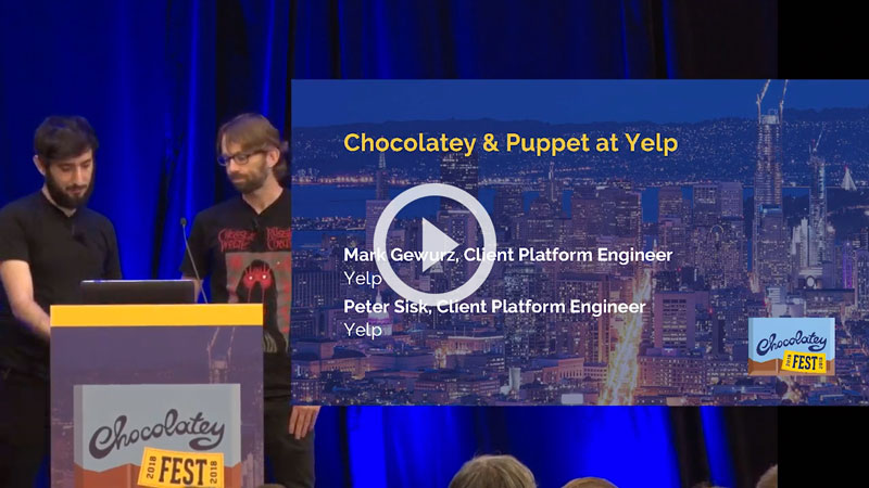 Using Chocolatey & Puppet at Yelp