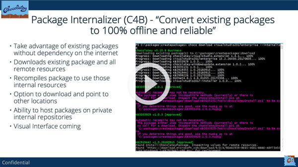 Chocolatey for Business Package Internalizer Part: 2